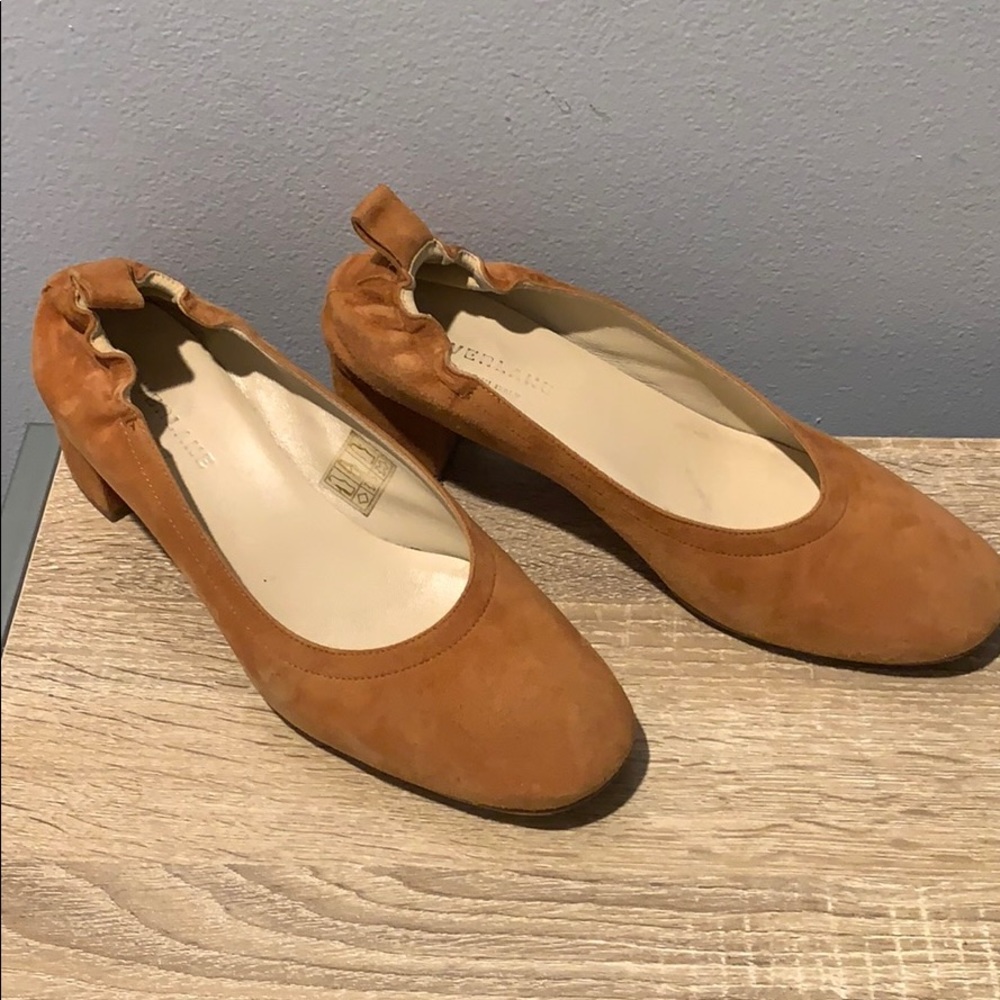 Everlane suede day heel